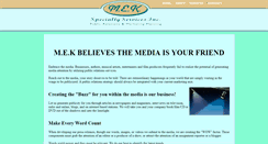 Desktop Screenshot of mekspecialty.com